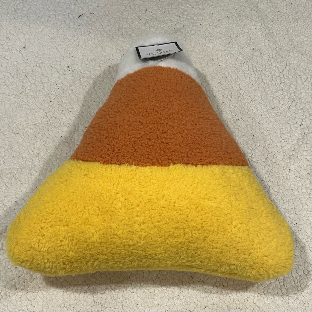 NWT storehouse candy corn pillow